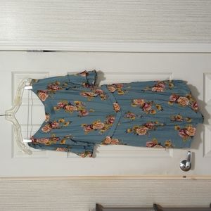 Xhilaration XL romper. Lined. Off shoulder with pockets. Longer length.